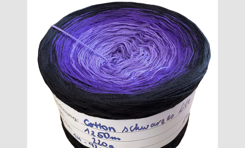Cotton schwarzes Lila