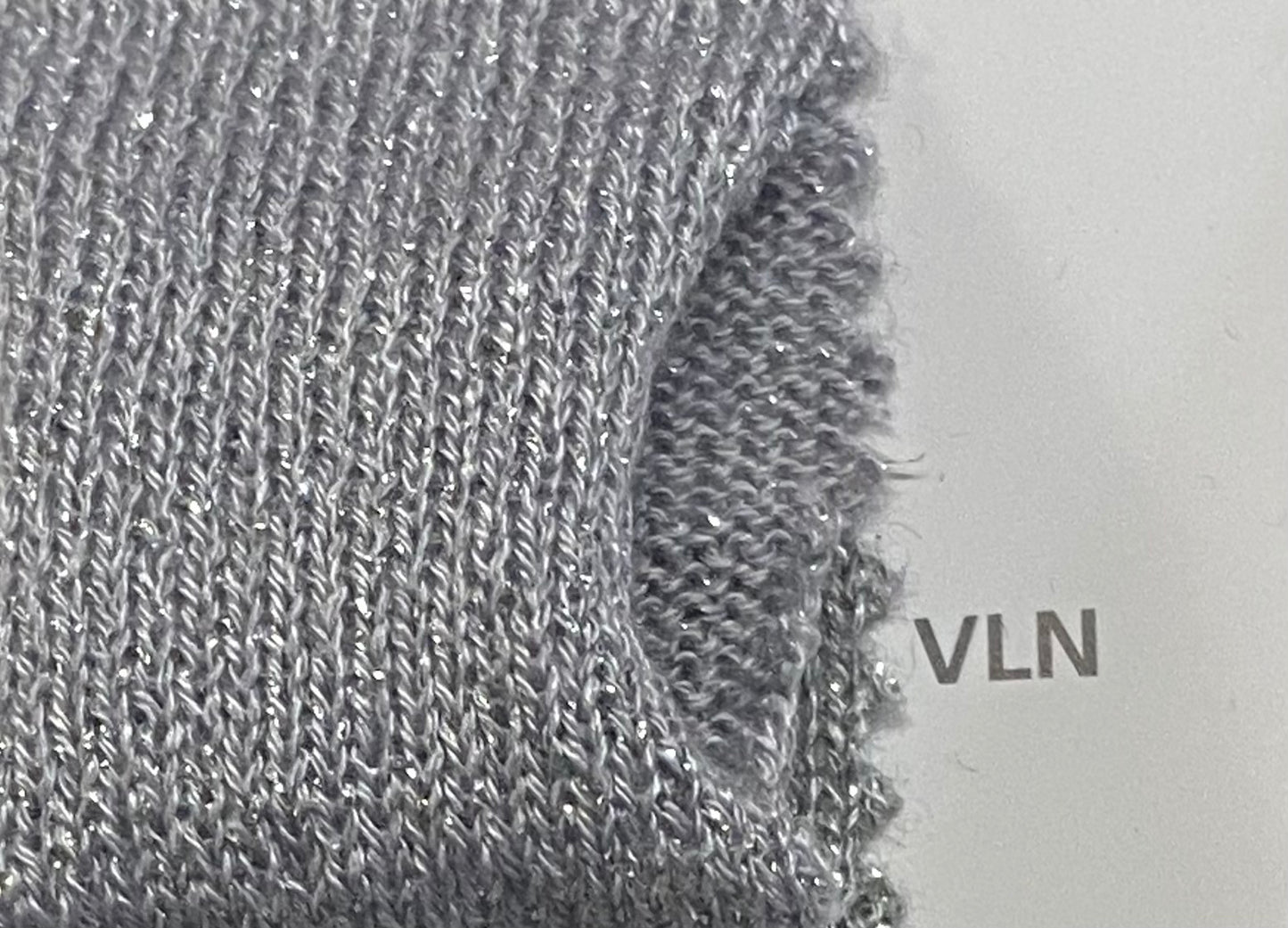 Dianalux hellgrau mit Lurex silber