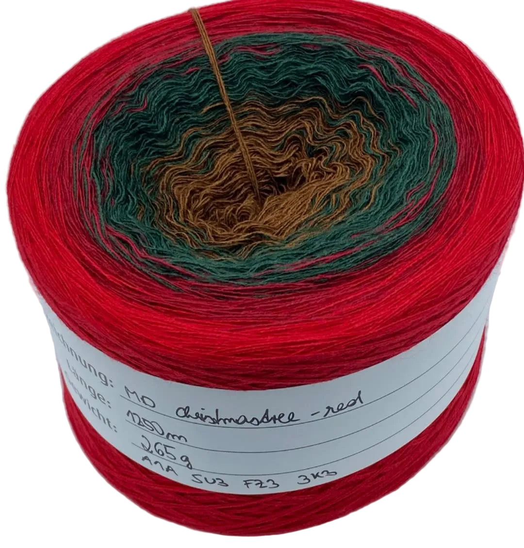 MD Cristmastree red 1250m 3-fädig