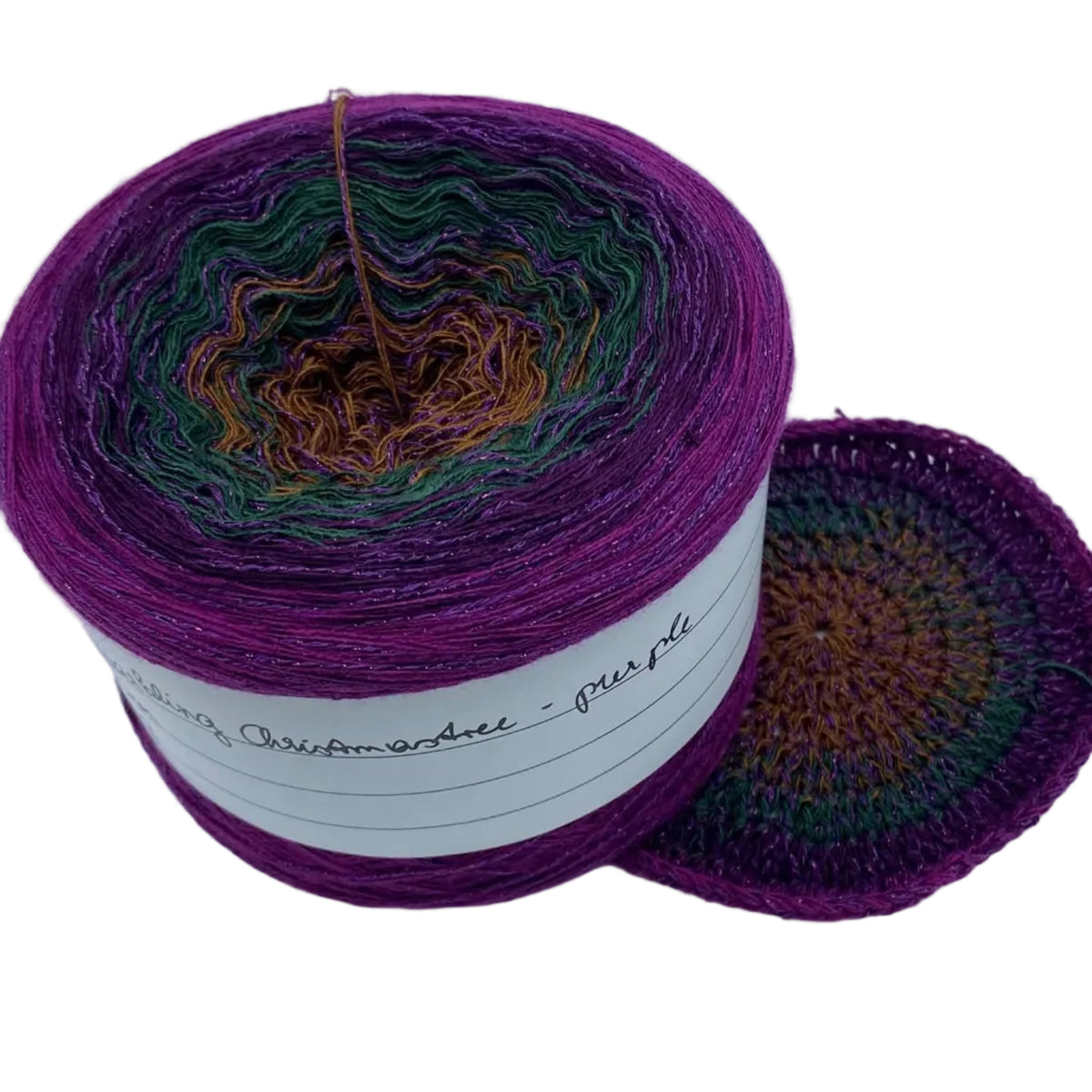 MD Sparkling Christmastree purple 1000m 3-fädig