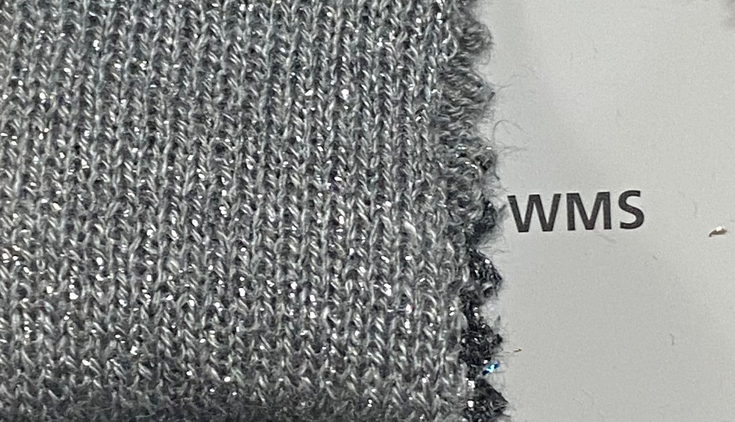 Dianalux medium gray with Lurex silver