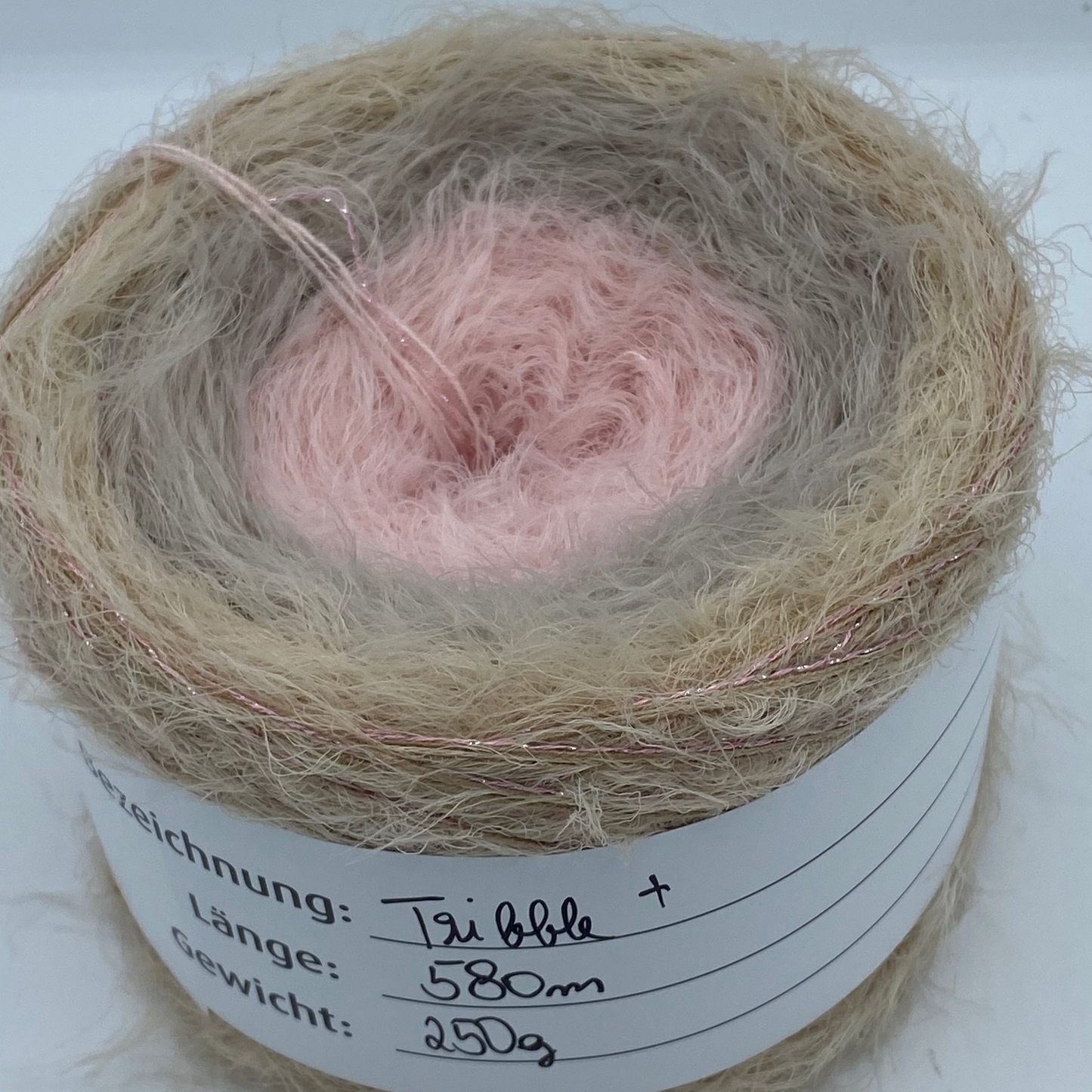 Sparkling Tribble rose/hellgrau/beige 580m 4-fädig