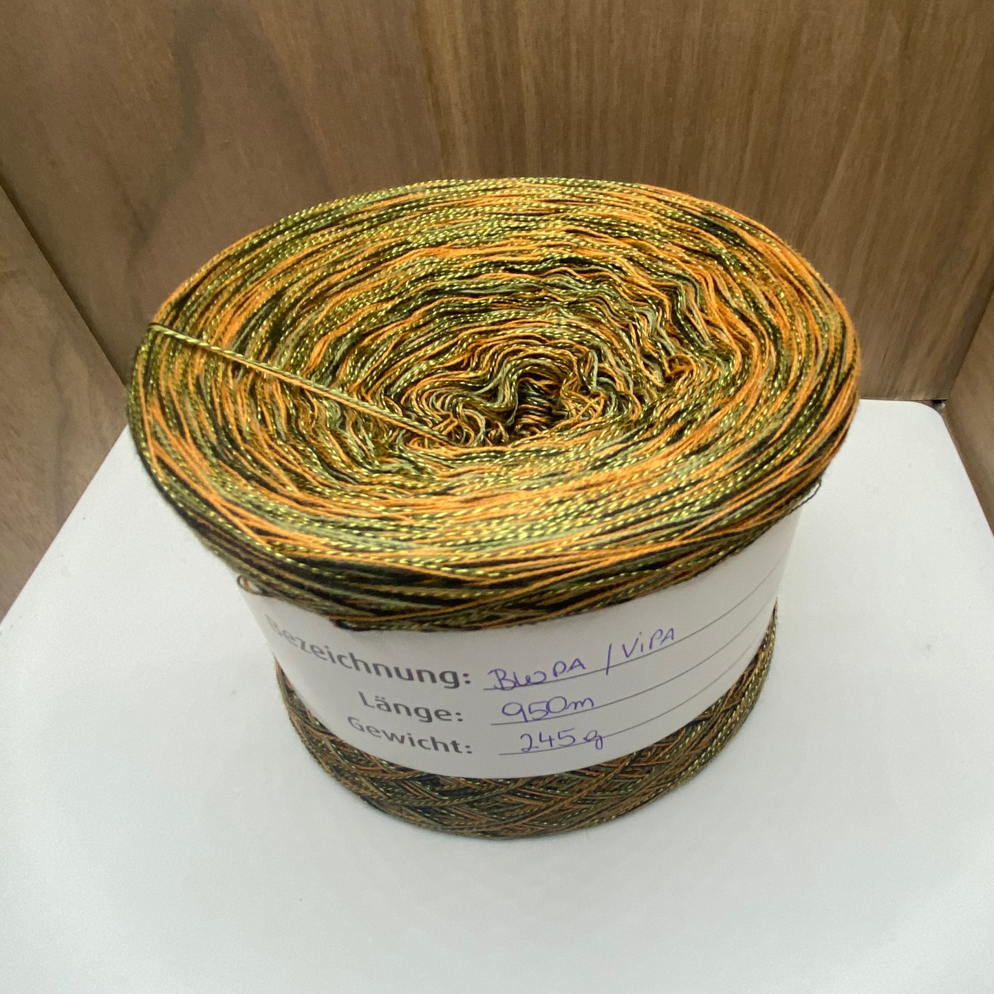 BP Unikat CAMOUFLAGE MELIERT + Glanzgarn 750/4