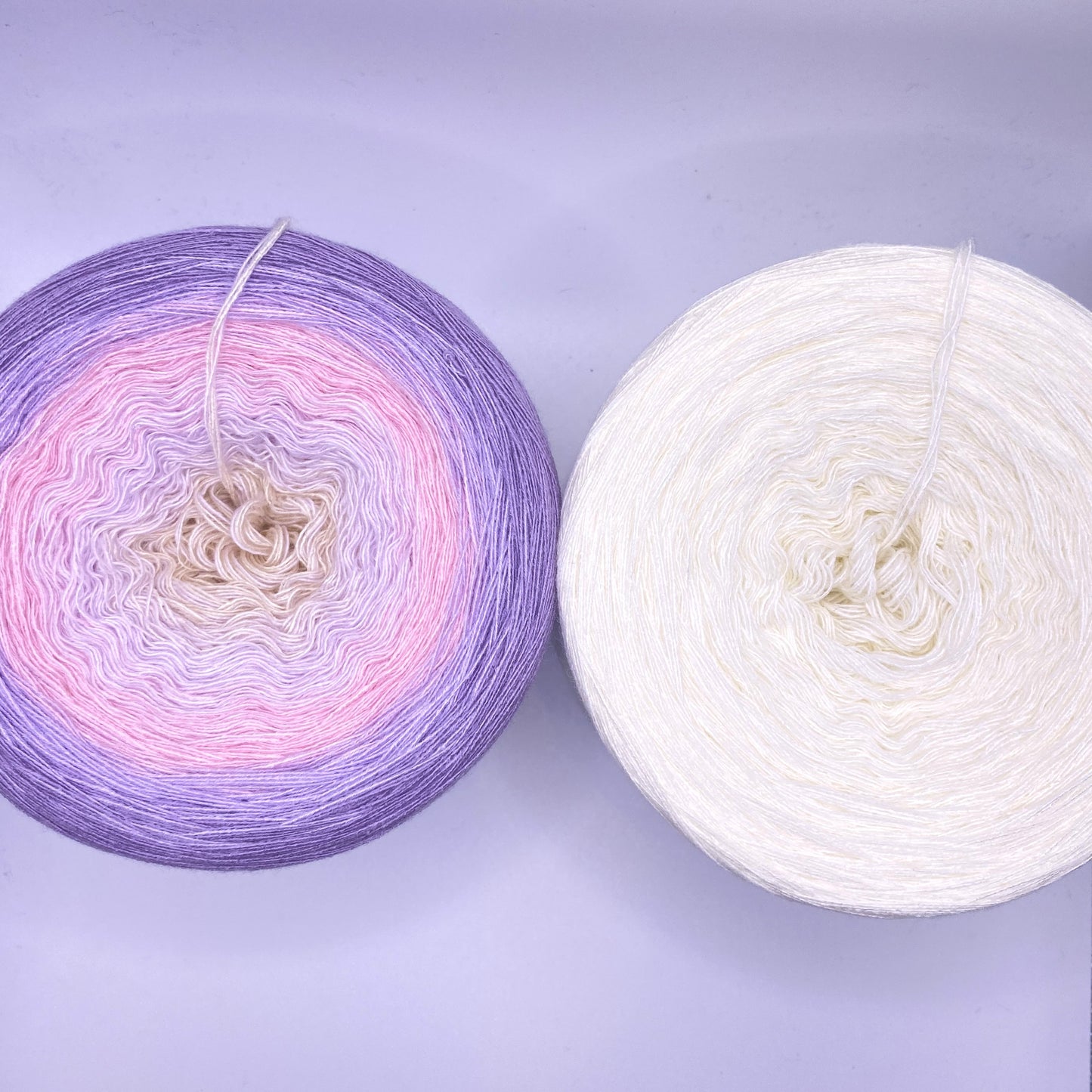 Mix it Set 1 Rosa/Lila Verlauf + wollweiß 007