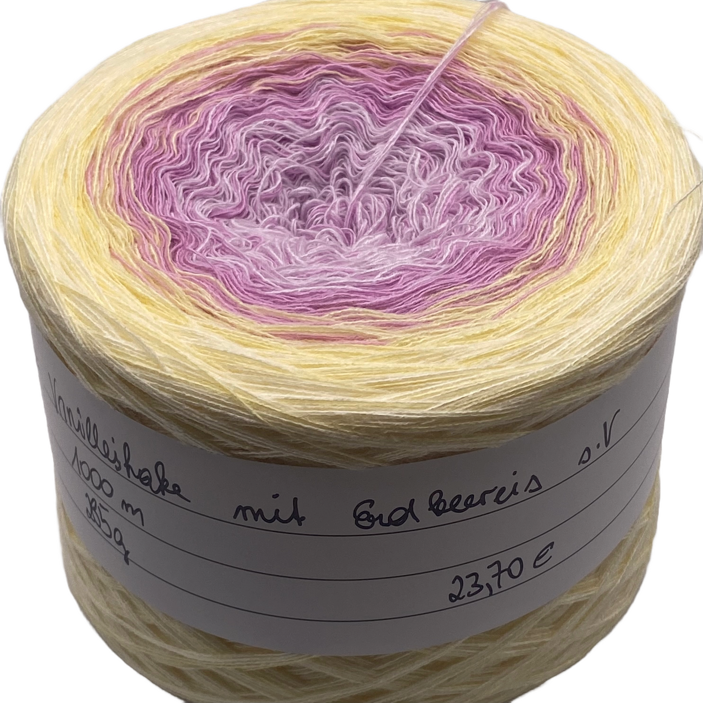 MD Vanilleshake mit Erdbeereis sanfter Verlauf