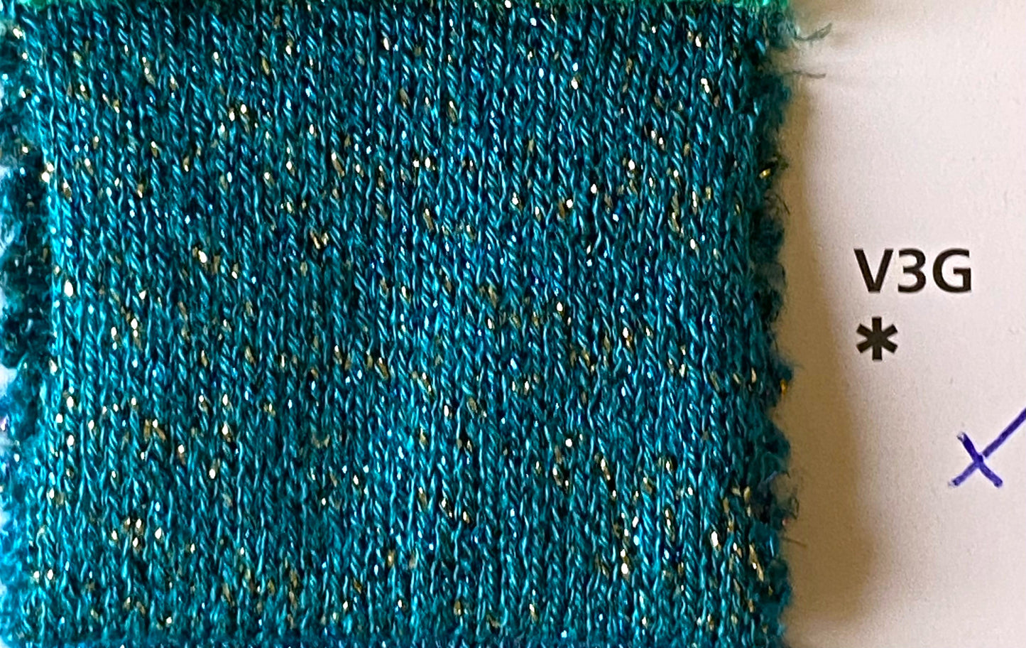 Dianalux Dschungel mit Lurex blau gold