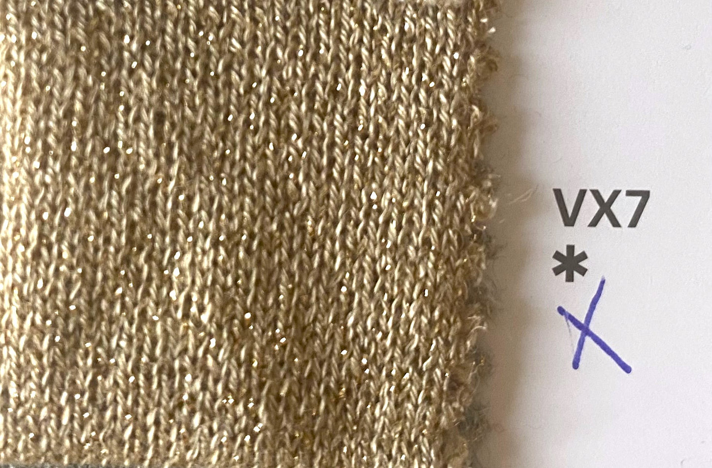 Dianalux beige mit Lurex gold