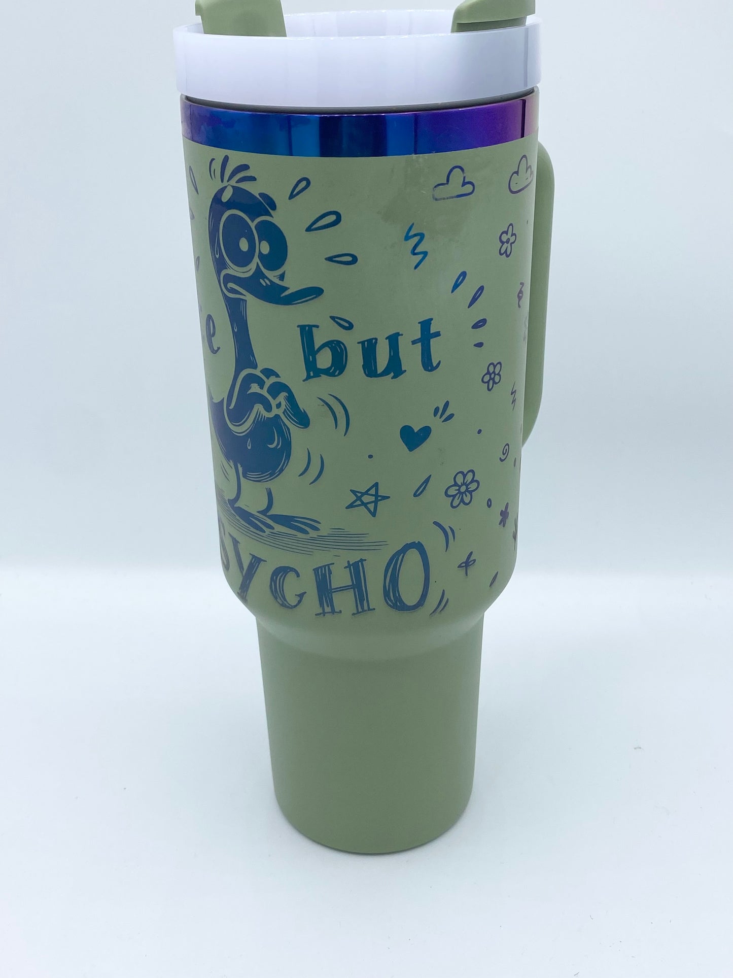 Thermobecher 1,2 l "Cute but Psycho"