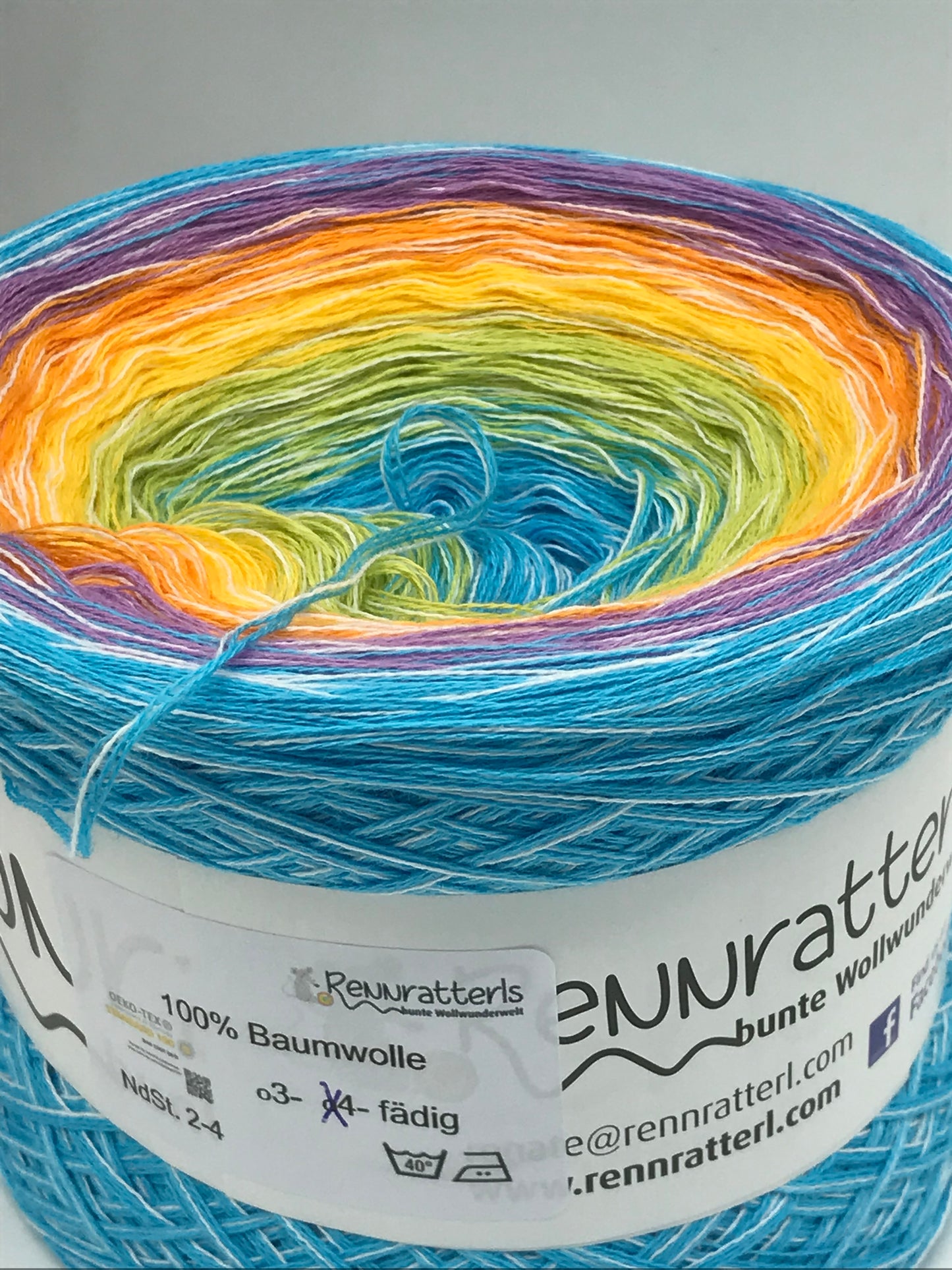 Cotton Candy mit weiß