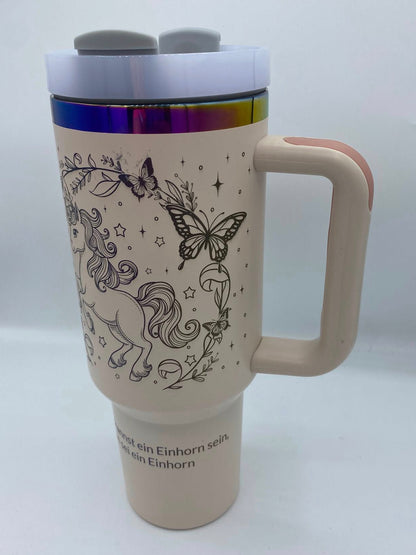 Thermobecher 1,2 l Einhorn