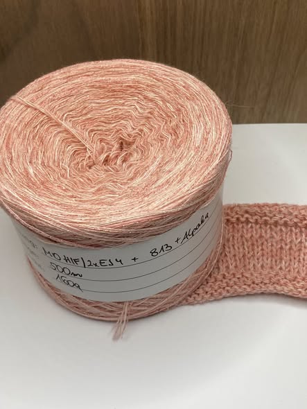 Sparkling Alpaka Puder 500m 5-fädig