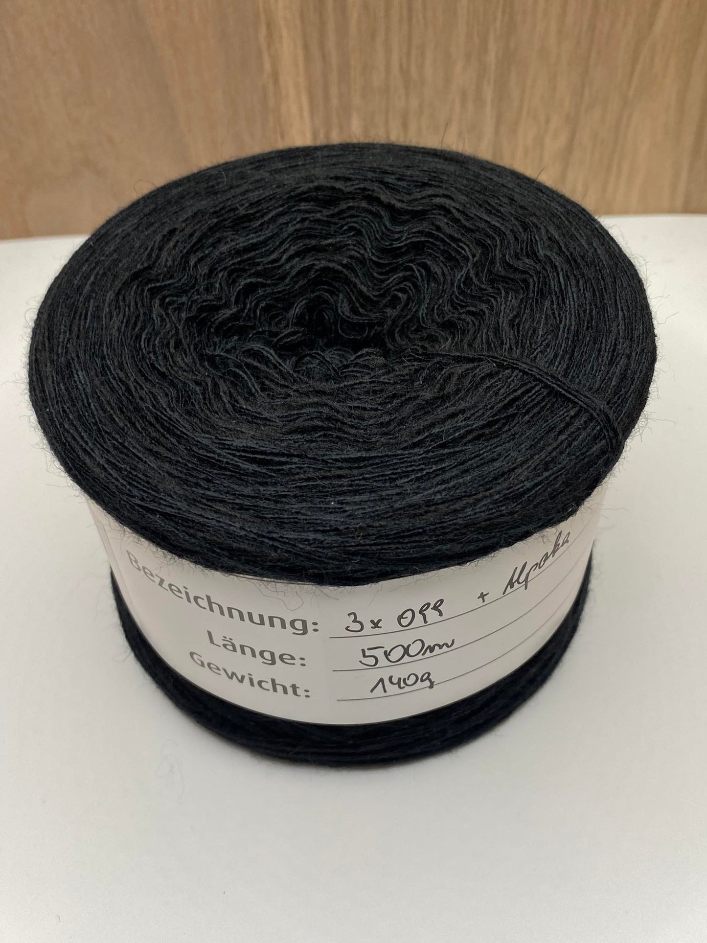 Alpaka Black  500m 4-fädig