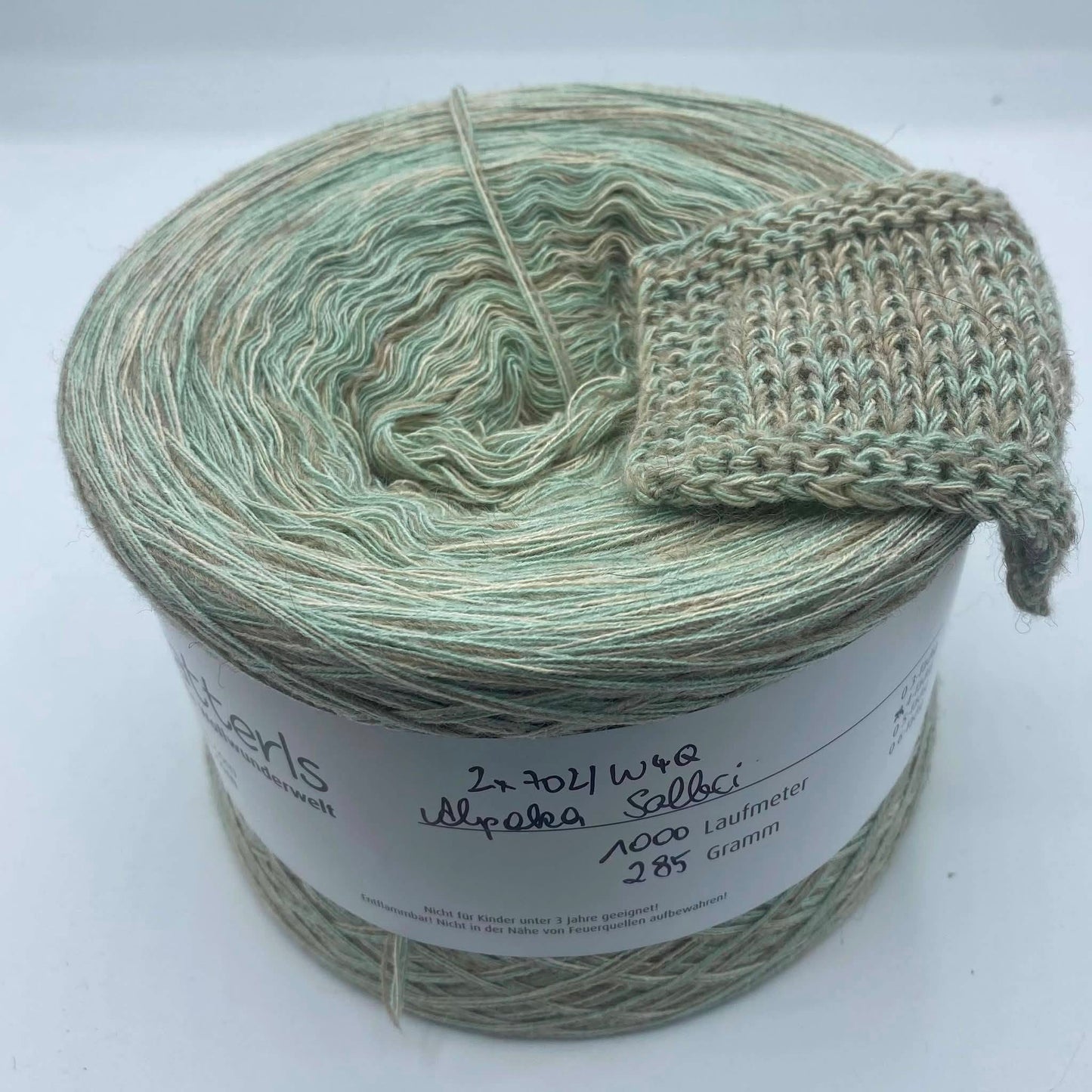 Alpaka Salbei 4-fädig