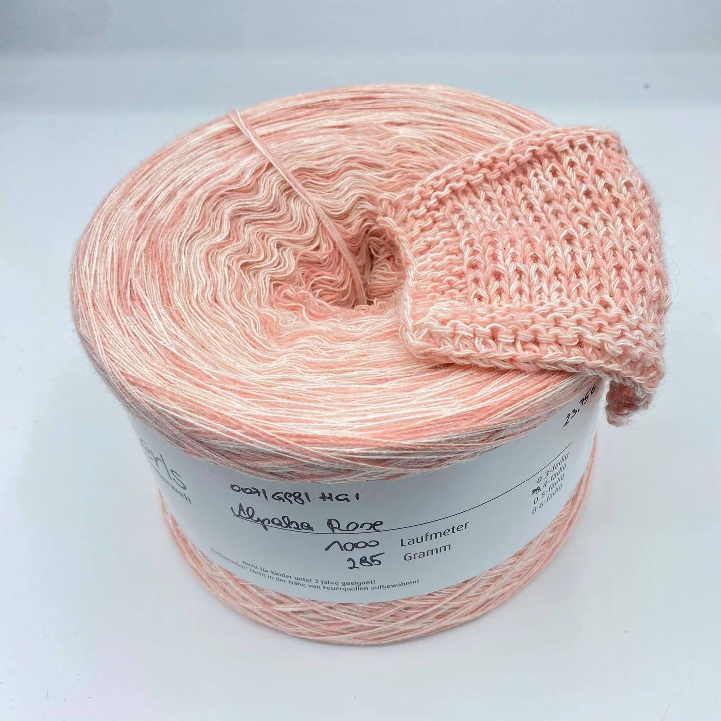 Alpaka Rose 4-fädig