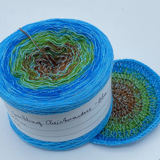 MD Sparkling Christmastree blue 1000m 3-fädig
