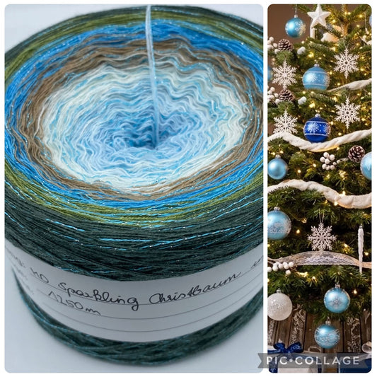 MD Sparkling Christbaum in blau 1250/4