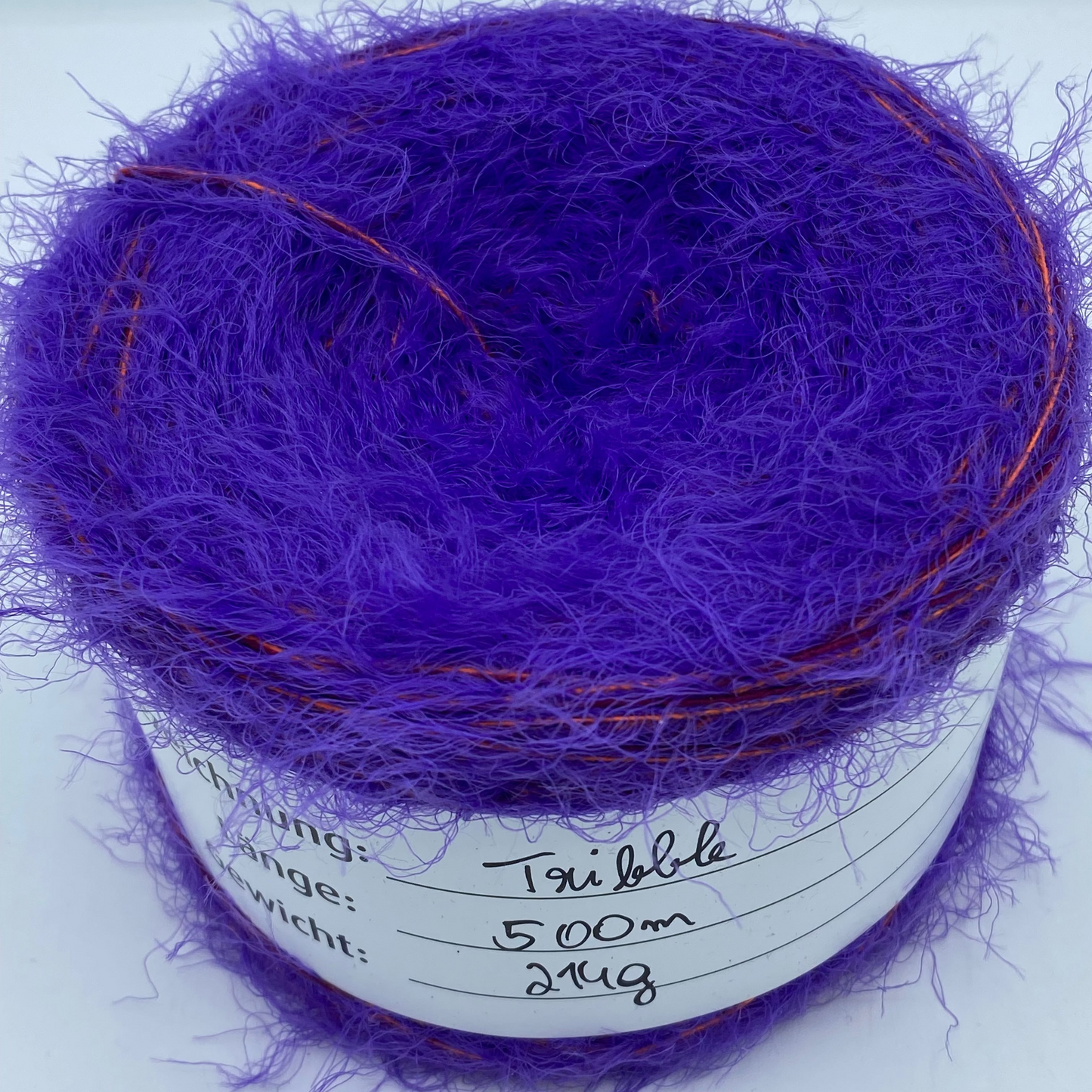 Tribble Turmalin beere/orange mel 500m 3-fädig