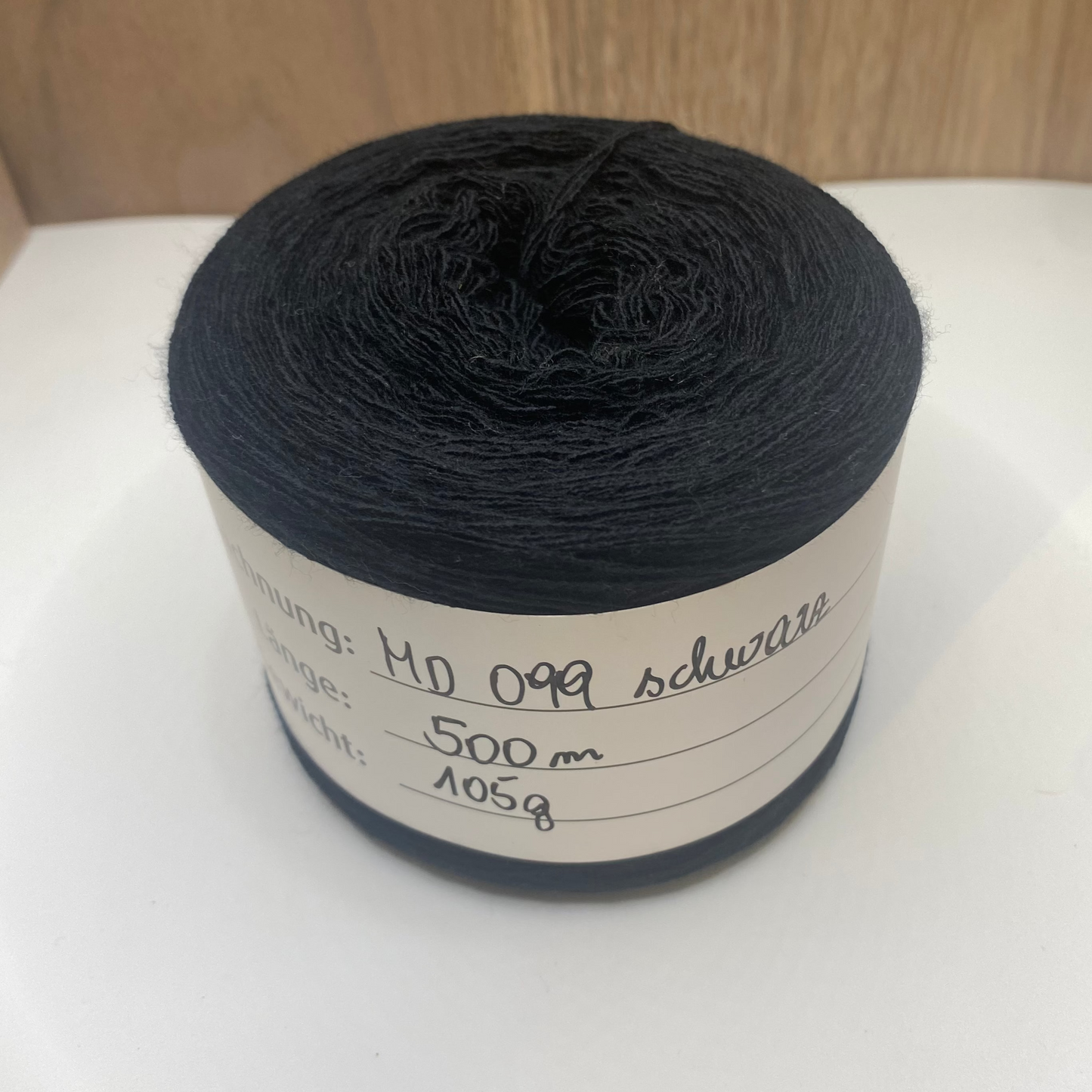 MD schwarz uni  500m 3-fädig