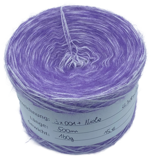 Flauschi viola 500m 4-fädig