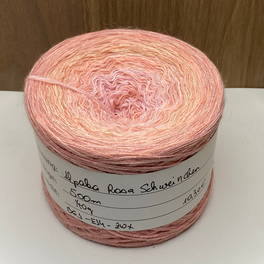 Rosa Schweinchen Alpaka