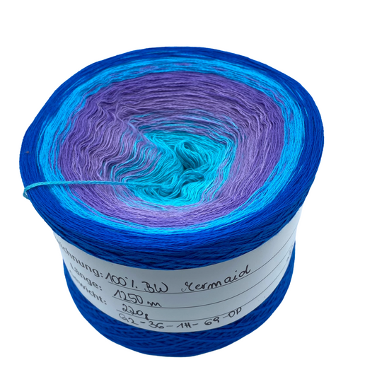 Cotton Mermaid 1250m 3-fädig