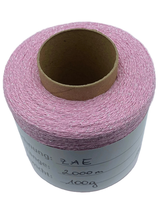 Dianalux  ZAE rosa + Lurex silber 2000m