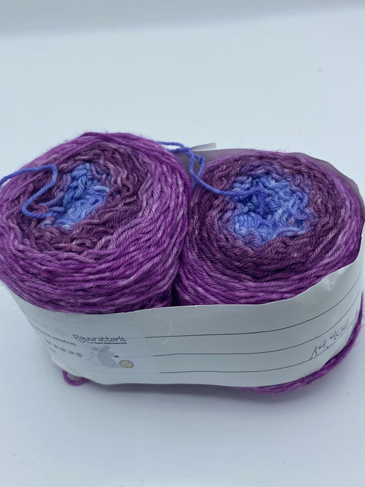 Mohair/polyacrylic - "purple"
