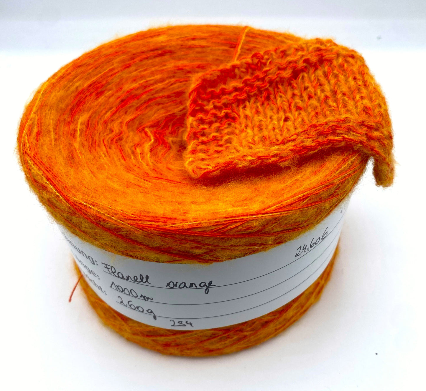 Flanell orange 3-fädig