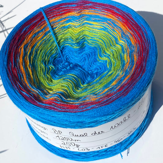 Qual der Wahl - blau