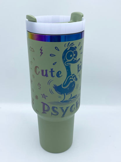 Thermobecher 1,2 l "Cute but Psycho"
