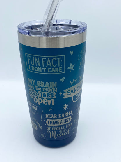 Thermobecher 600ml "funny slogans"