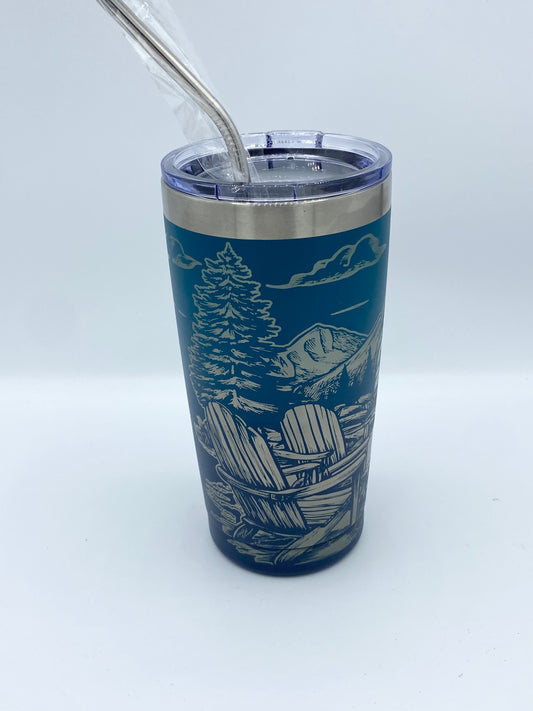 Thermobecher 600ml "Camping"