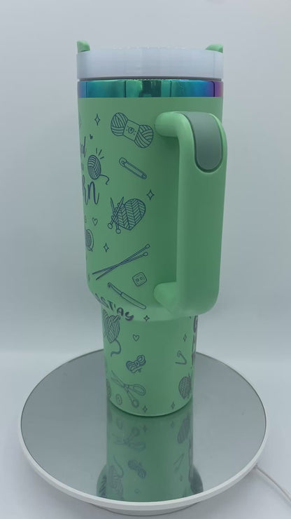 Thermobecher 1,2 l Knitting